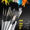 Acrylic Paint Brush Set, 24 Pieces Paint Brushes for Acrylic Painting with Cloth Roll Case and 2 Sponges, Pinceles para Acrilico for Oil Watercolor Gouache